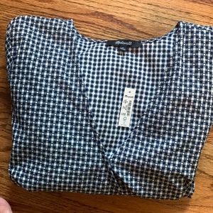 Madewell wrap blouse new with tags size M